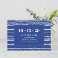 Boda Moderna con Raya Azul Costera