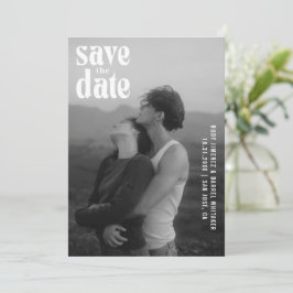 Reserva La Fecha Boda moderna de Ruby Photo