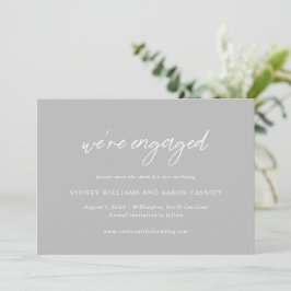 Reserva La Fecha Boda moderna de Sydney Gray