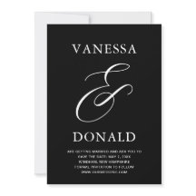 Boda moderna de Vanessa Black