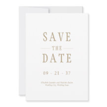 Boda Moderna Elegante Oro Blanco