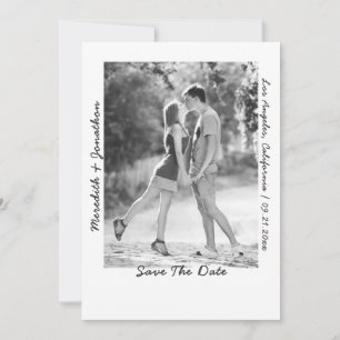 Reserva La Fecha Boda moderno de fotografía manuscrita