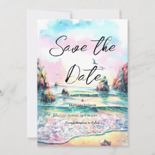 Reserva La Fecha Boda Nautical Boho Beach