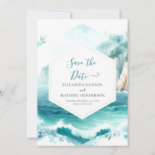 Reserva La Fecha Boda Náutico Editable Con Encanto