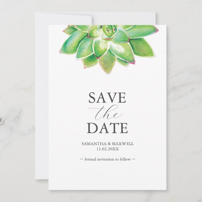 Reserva La Fecha Boda no fotográfico GuardarInvitaciones de fecha B (Anverso)
