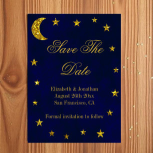 Reserva La Fecha Boda Nocturna Celestial
