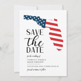 Reserva La Fecha Boda patriótica en destino de Florida