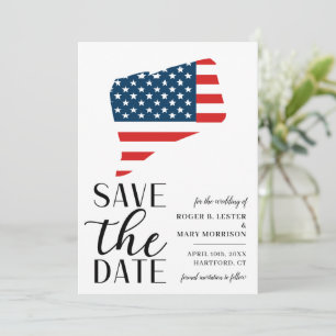 Reserva La Fecha Boda patriótica en el estado de Connecticut destin