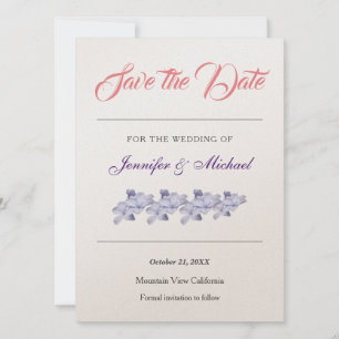 Reserva La Fecha Boda Profesional Floral Champagne Shimmer