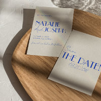 Boda Retro Brillante minimalista Francés