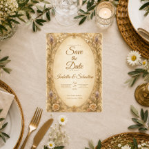 Boda romántica botánica Art Nouveau atemporal