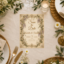 Boda Romántica Vintage de Wisteria