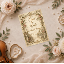 Boda romántica vintage en jardín