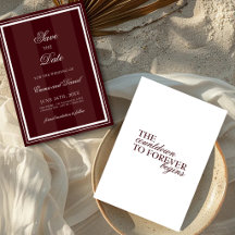 Boda Romántica y Elegante de Rojo Burdeos