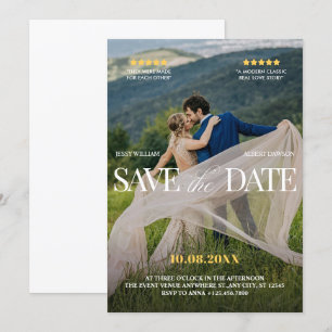 Reserva La Fecha Boda romántico de película