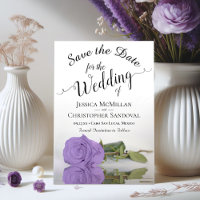 Boda romántico Rosa morado de lavanda reflectante