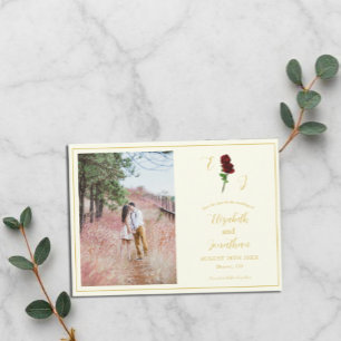 Reserva La Fecha Boda Rosa de Ivory Gold