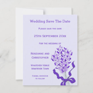 Reserva La Fecha Boda Rubor Lavender