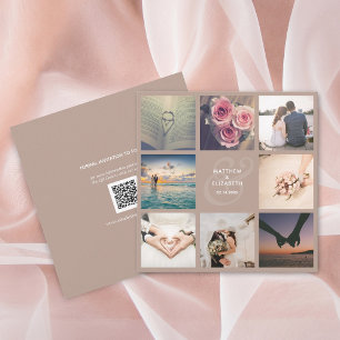 Reserva La Fecha Boda ruso de Collage de fotos y de la tienda de ch