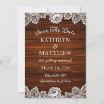 Boda Rustic Lace Wood