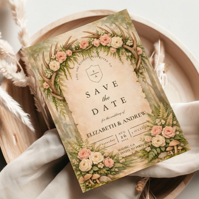 Reserva La Fecha Boda Rústica Botánica de Cuerno (Subido por el creador)