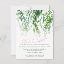 Reserva La Fecha Boda secreta cambio de planes para la fiesta