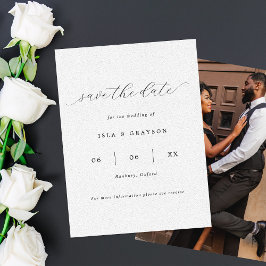 Reserva La Fecha Boda simple de guiones románticos