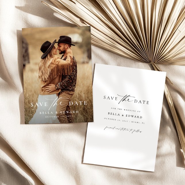 Reserva La Fecha Boda simple elegante (Subido por el creador)