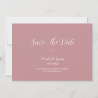 Boda Simple Rosa y Blanco ROE
