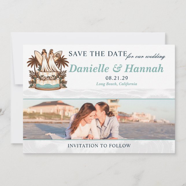 Reserva La Fecha Boda Surf Brides (Anverso)