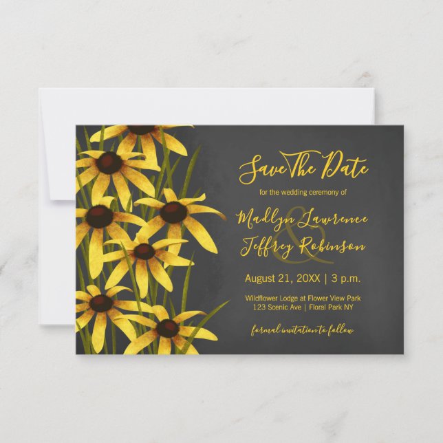 Reserva La Fecha Boda Susan Oyed Negro (Anverso)