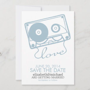Reserva La Fecha Boda The Perfect Mix Save the Date {azul claro}