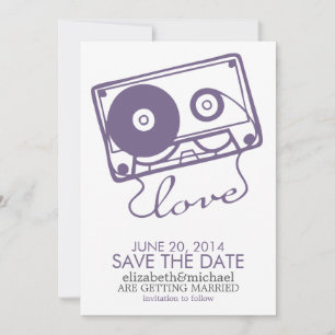 Reserva La Fecha Boda The Perfect Mix Save the Date {púrpura}