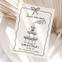 Boda torre de champán caprichosa para salvar la fe