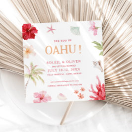 Reserva La Fecha Boda tropical de destino