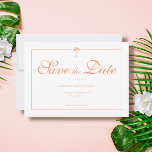 Reserva La Fecha Boda Tropical Elegante de Palma