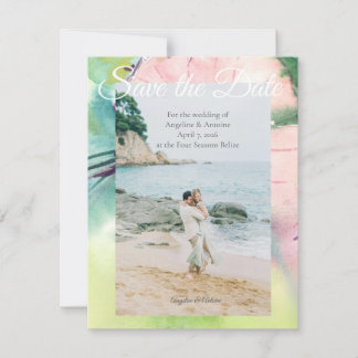 Reserva La Fecha Boda Tropical en Destino