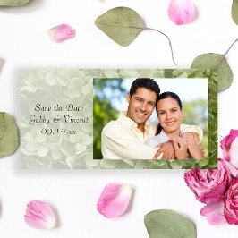 Reserva La Fecha Boda verde Annabelle Hydrangea Salven la fecha