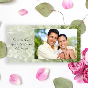 Reserva La Fecha Boda verde Annabelle Hydrangea Salven la fecha