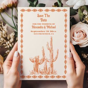 Reserva La Fecha Boda Western de Rancho Country del Suroeste