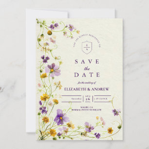 Reserva La Fecha Boda Wildflower Meadow