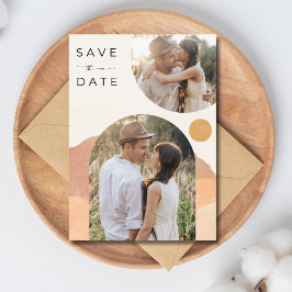 Reserva La Fecha Boho Arch Dos Bodas del desierto fotográfico