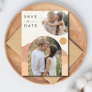 Reserva La Fecha Boho Arch Dos Bodas del desierto fotográfico