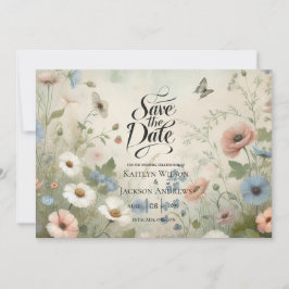 Reserva La Fecha Boho Blooms y Vintage Vows Boda