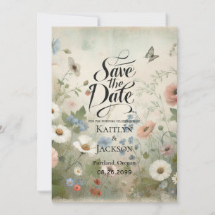 Reserva La Fecha Boho Blooms y Vintage Vows Boda