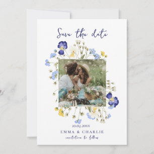 Reserva La Fecha Boho de moda Fotos Flores silvestres Boda Salven l