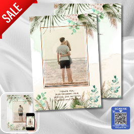 Reserva La Fecha BOHO Eucalyptus Pampas Grass Greenery Boda