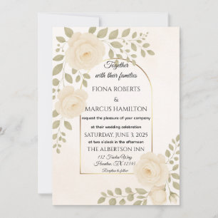 Reserva La Fecha Boho Floral Rústica y Boda Elegante Minimalista