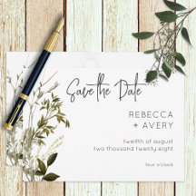 Boho Greenery Boda floral moderna