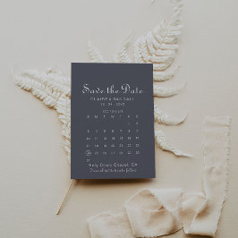 Reserva La Fecha Boho nocturno simple salva el calendario de fechas